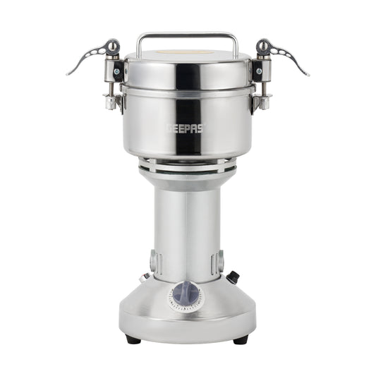 Powerful Electric Mill Grinder: Coffee, Spice & Bread Grinding - 300g Capacity, Stainless Steel, Ergonomic Grip 0.3 kg 1600 W GCG41026 Silver