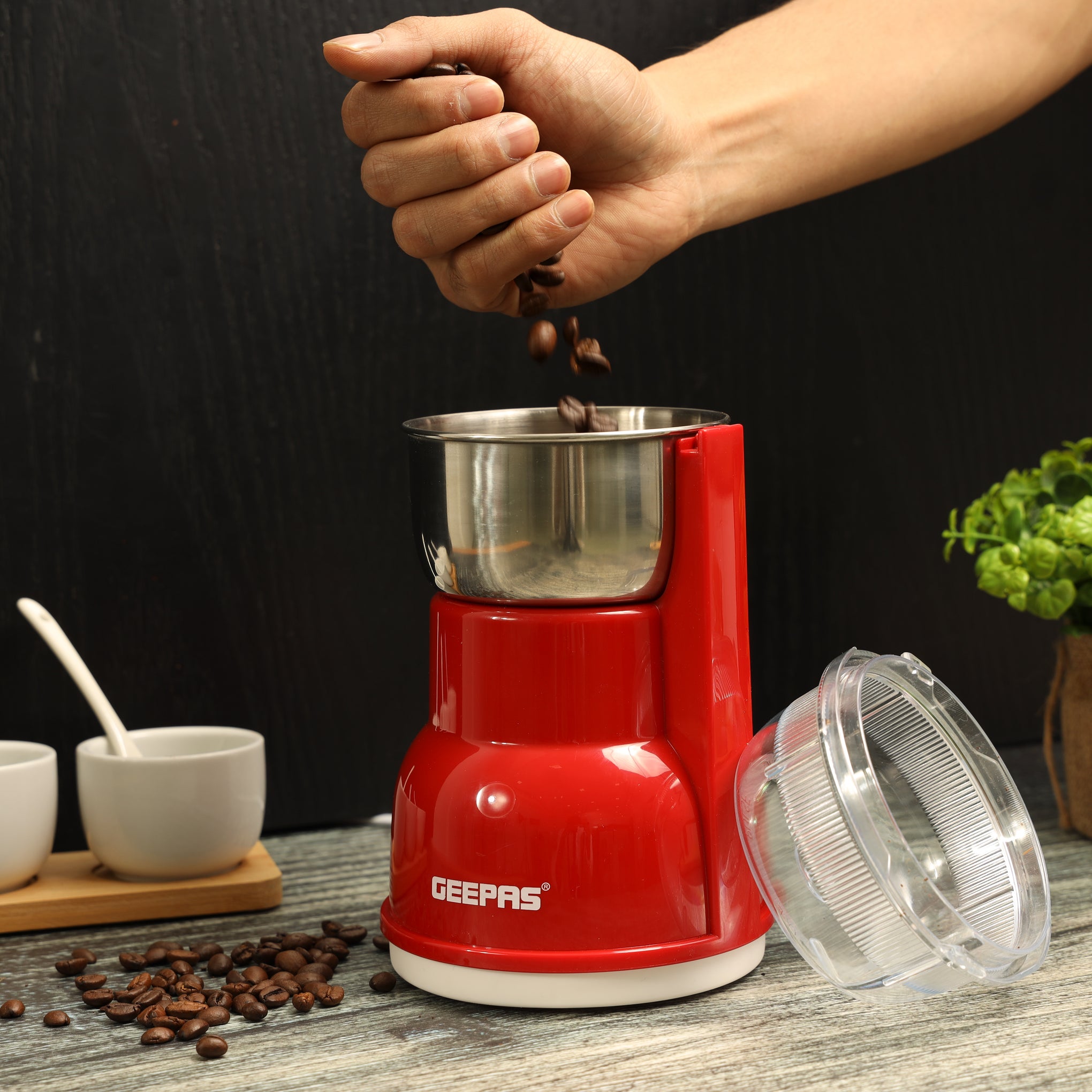 Geepas Grinding Coffee And Nuts, Model Gcg5440