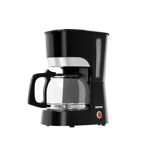 Coffee Maker, Filter Coffee Machine, | High Temperature Glass Carafe | Keep Warm & Anti-Drip Function | Reusable Filter | On/ Off Switch with Indicator Light 850 W GCM6103 Black/Clear