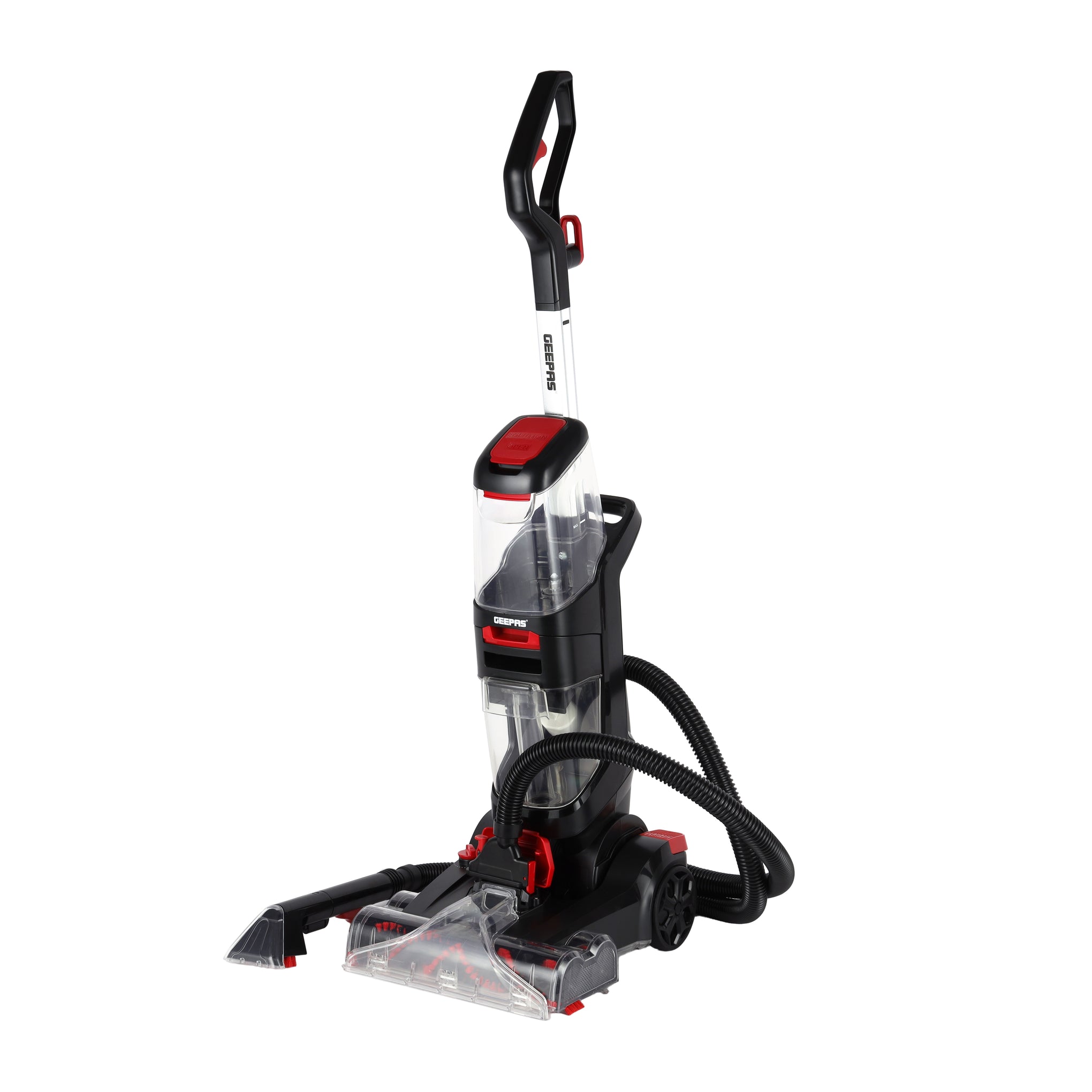Carpet Washer | 800W | Dual Tank System | Dual Roll Brushes | Spot Cleaner Brush 1.5 L 800 W GCW19060 Black & Red