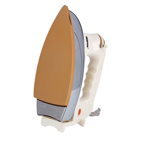Geepas Dry Iron 1200W - Non-Stick 60 Microns Teflon Coating | Adjustable Temperature, Pilot Indicator Lamp, Overheat Protection | 7 Years Warranty