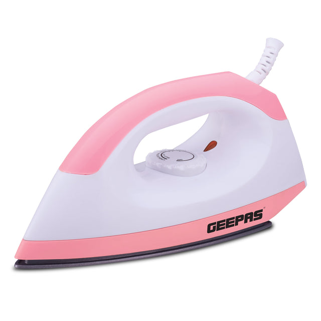 Dry Iron - Non-Stick Coating Plate & Adjustable Thermostat Control/Indicator Light with ABS Material/Slim Tip & Light Weight/Ergonomic Handle, Easy Storage 1200 W GDI7782 Blue/White