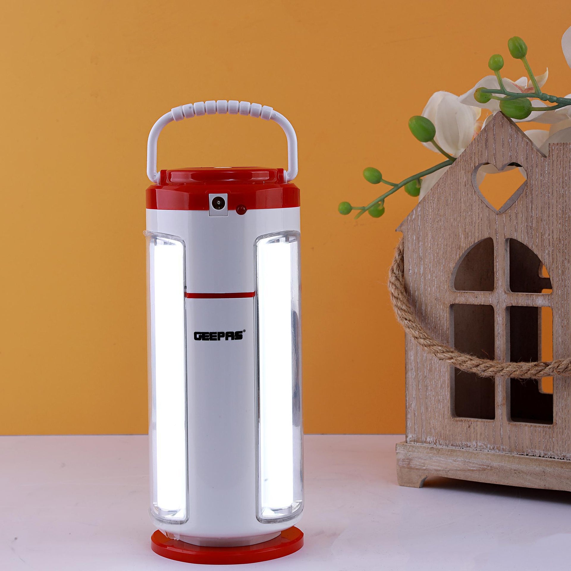 Rechargeable LED Lantern 10W - 54 Super Bright LEDs, 7 Hours Working, GE53023 , Multicolor