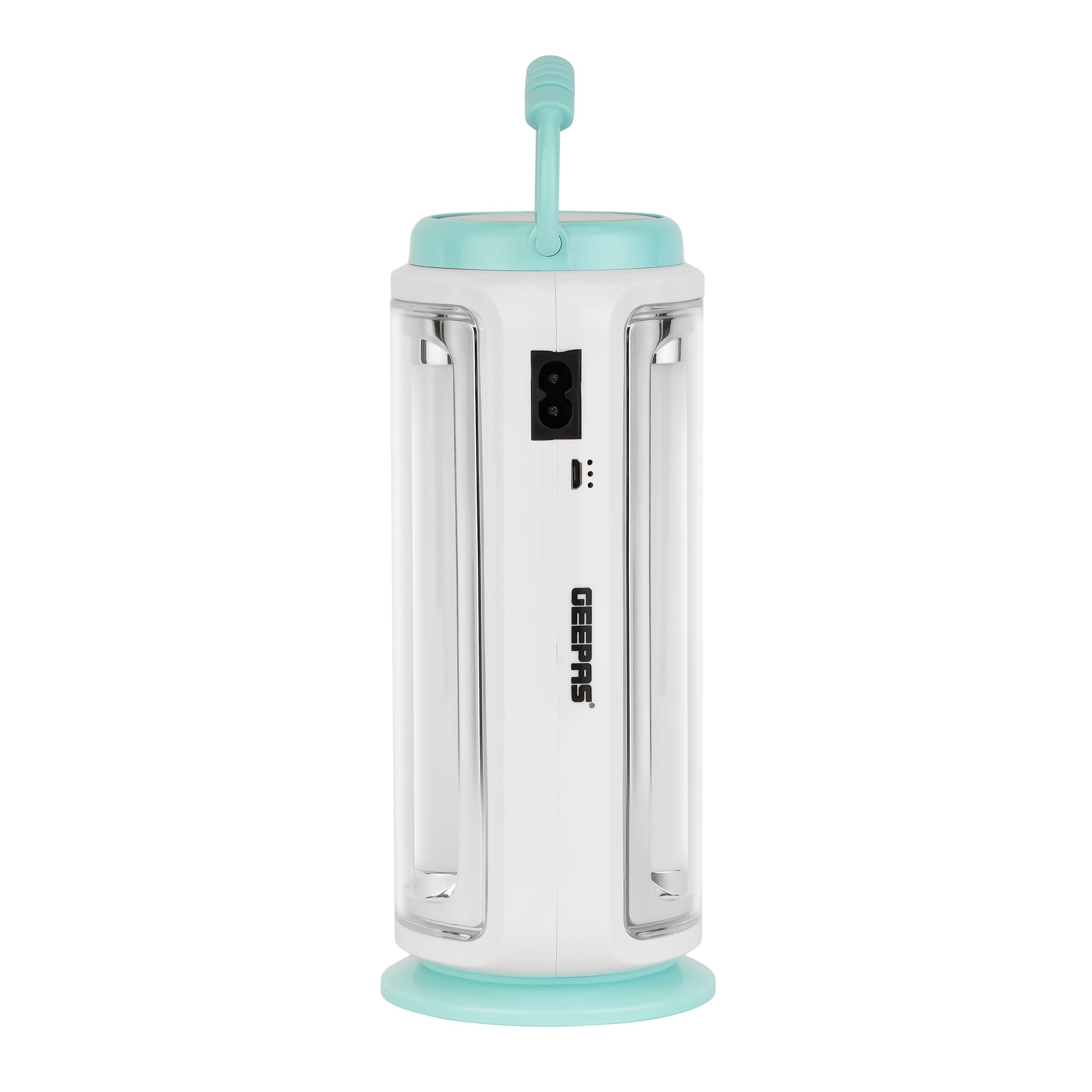 LED Emergency Lantern with Solar Panel / Energy-Efficient, Compact, Portable, and Lightweight Design with Long Operating Time