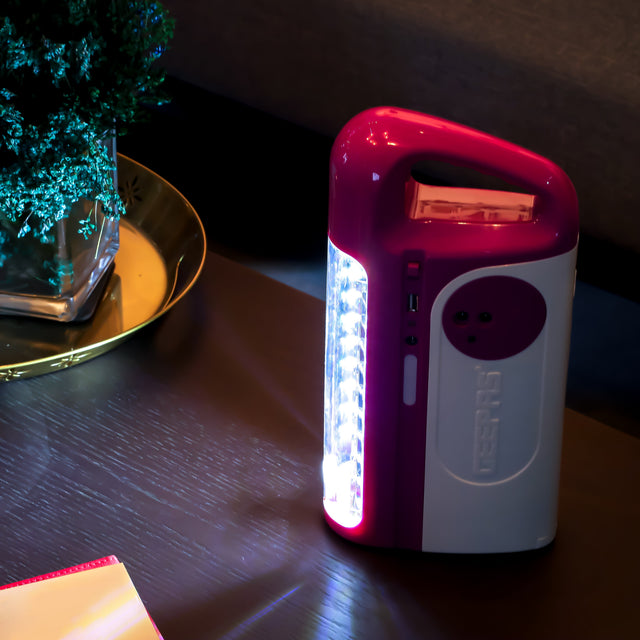Solar Rechargeable LED Camping Lantern with 100-Hour Runtime & USB Power Bank | Automatic Emergency Light for Outdoor & Home Power Outages