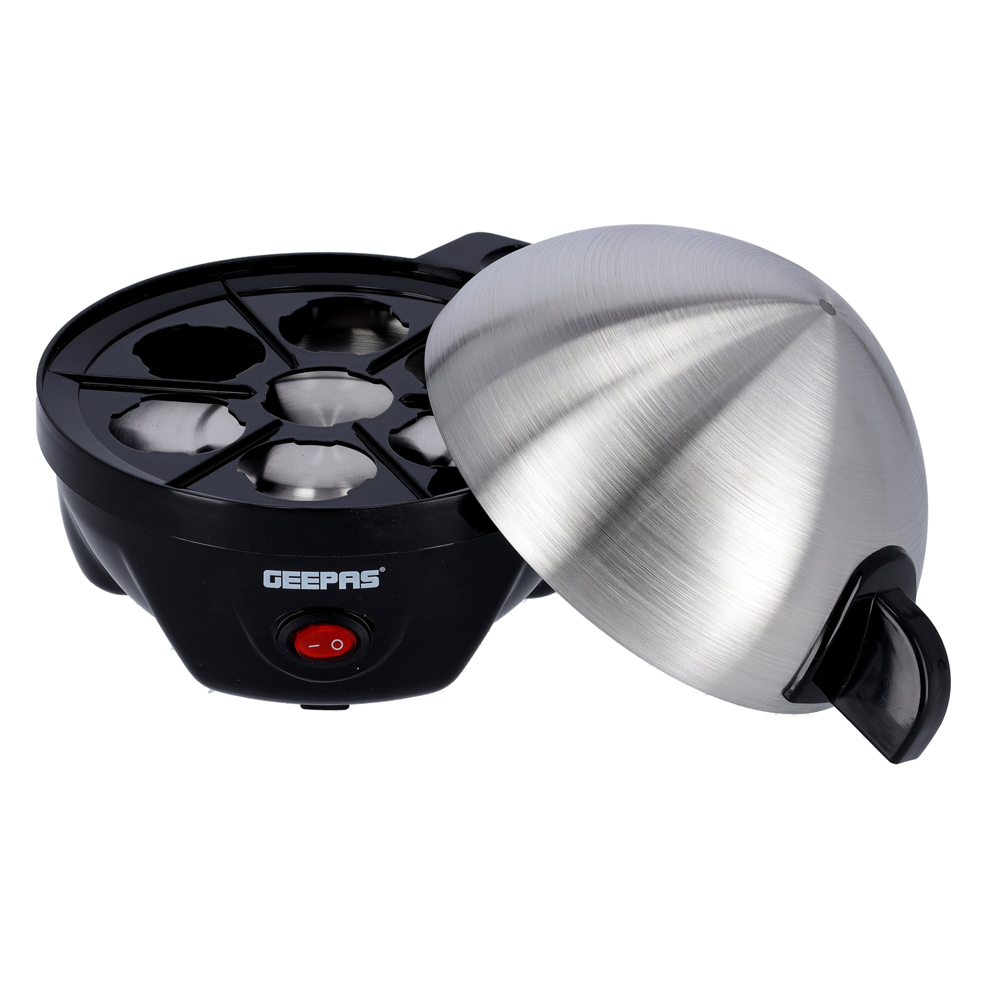 7-Piece Egg Boiler 350 W GEB63032UK Black/Silver
