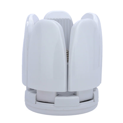 Geepas 5 Leaf Led Folding Lamp - Portable 5 Adjustable Leafs Ceiling Light | 50000 Hours Working Life | Ideal for Garage, Workshop, Hotel, Shops, Restaurants, Office & More | 2 Year Warranty