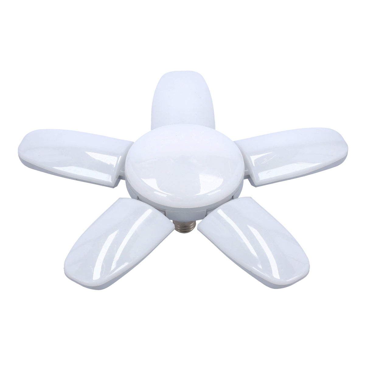 Geepas 5 Leaf Led Folding Lamp - Portable 5 Adjustable Leafs Ceiling Light | 50000 Hours Working Life | Ideal for Garage, Workshop, Hotel, Shops, Restaurants, Office & More | 2 Year Warranty
