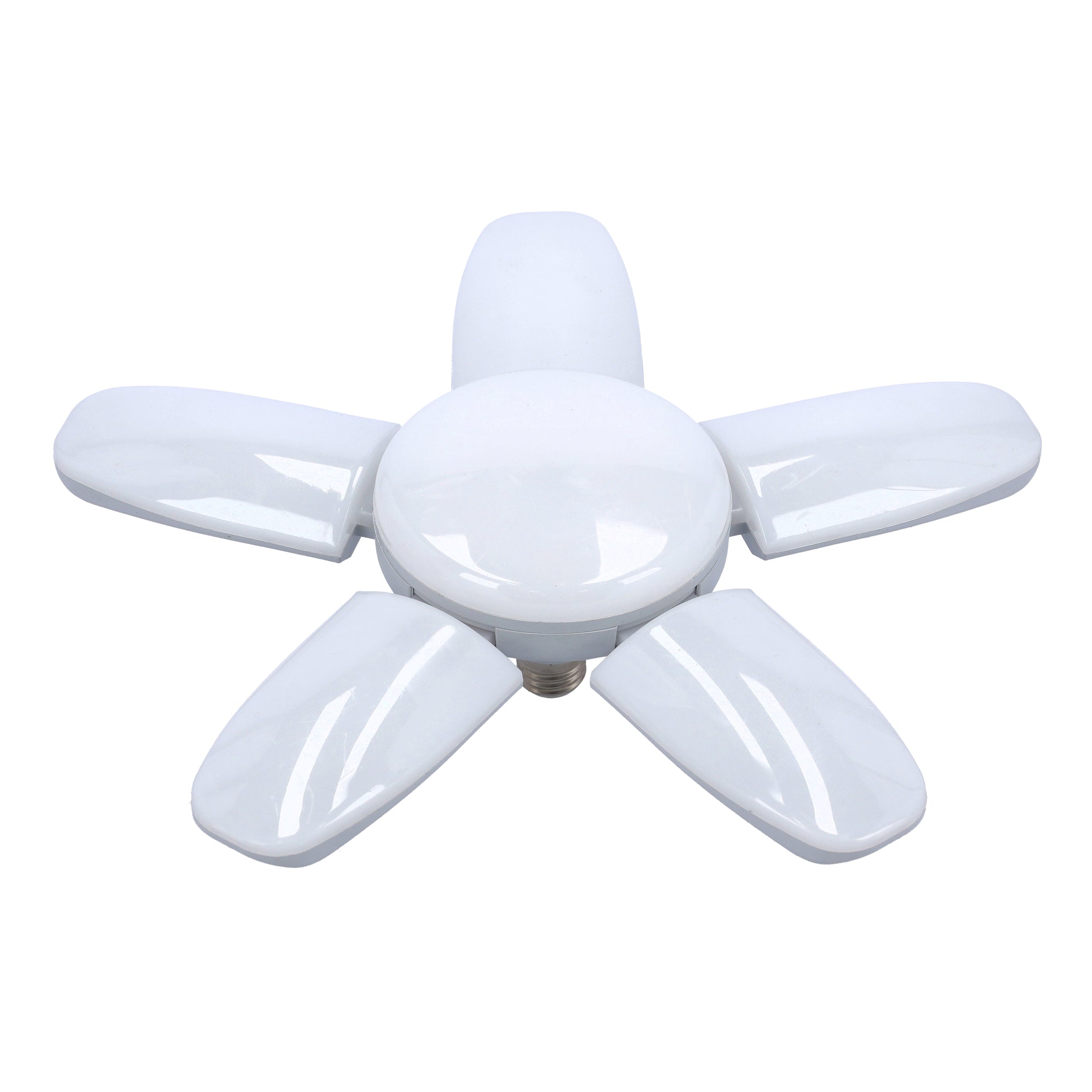 Geepas 5 Leaf Led Folding Lamp - Portable 5 Adjustable Leafs Ceiling Light | 50000 Hours Working Life | Ideal for Garage, Workshop, Hotel, Shops, Restaurants, Office & More | 2 Year Warranty