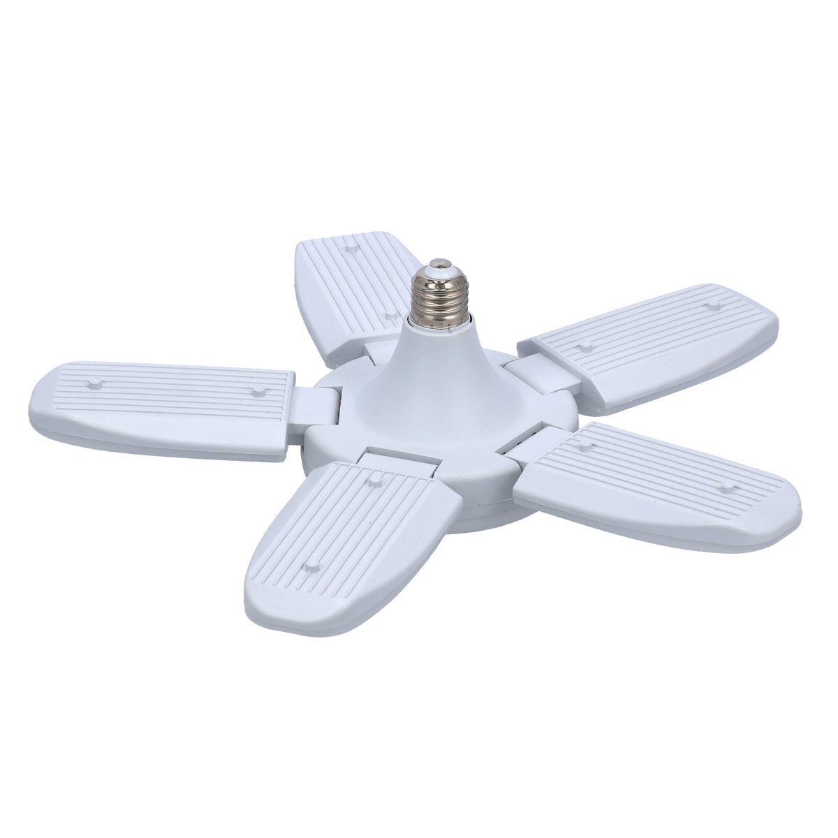 Geepas 5 Leaf Led Folding Lamp - Portable 5 Adjustable Leafs Ceiling Light | 50000 Hours Working Life | Ideal for Garage, Workshop, Hotel, Shops, Restaurants, Office & More | 2 Year Warranty