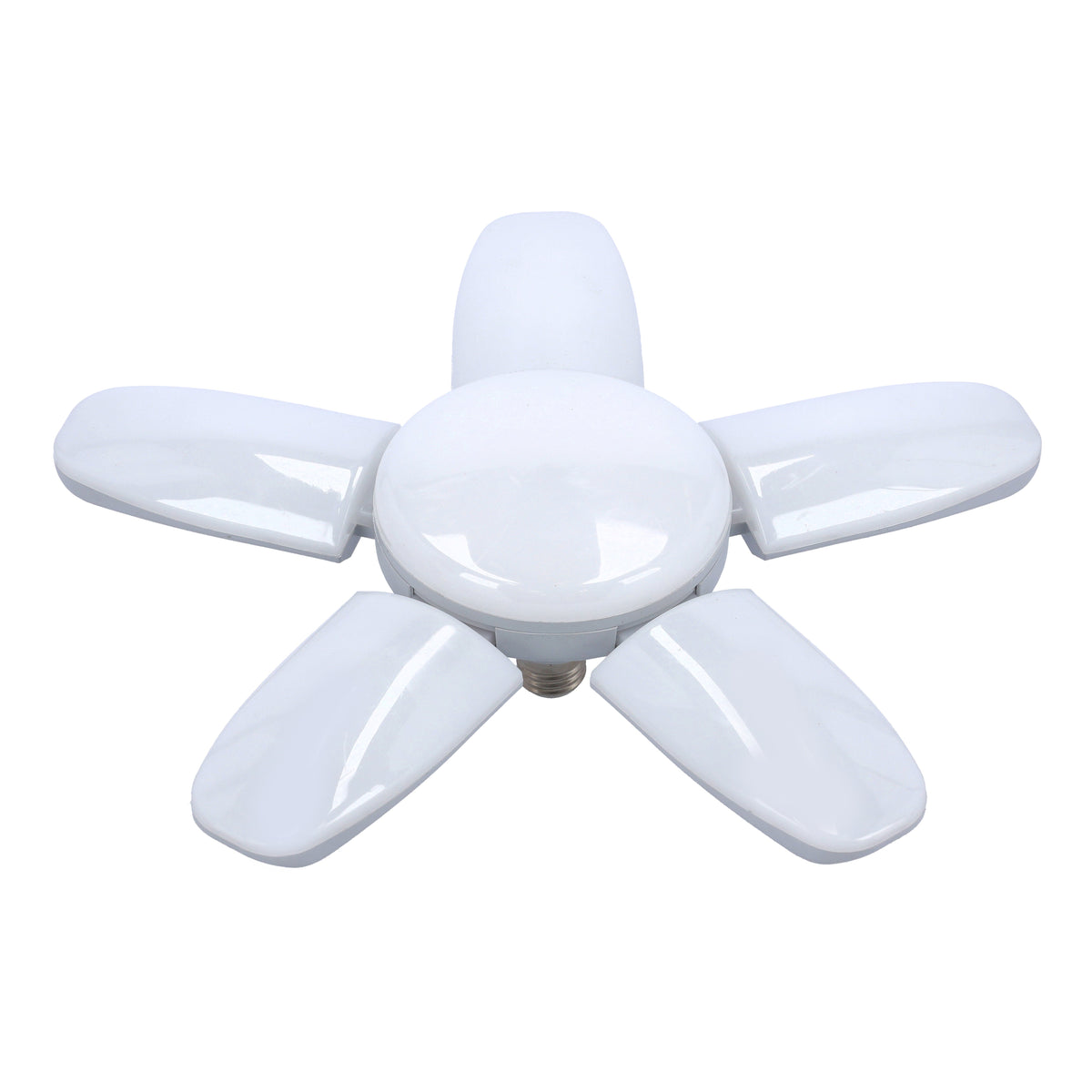 Geepas 5 Leaf Led Folding Lamp - Portable 5 Adjustable Leafs Ceiling Light | 50000 Hours Working Life | Ideal for Garage, Workshop, Hotel, Shops, Restaurants, Office & More | 2 Year Warranty