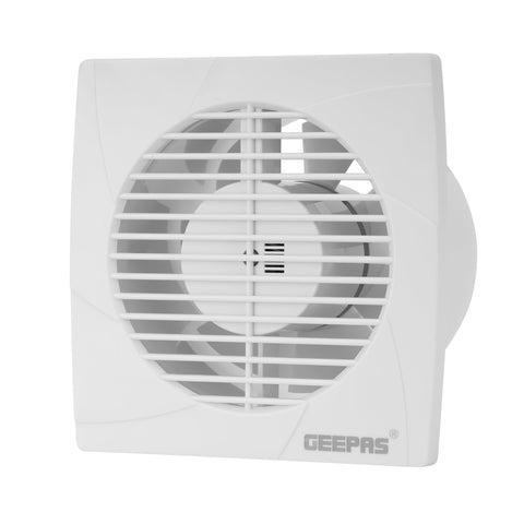 6” Duct Fan, Rust Free, 1600 RPM, ABS Material, Air Volume-150 m3h, Noise 40 dB,  Ideal For Kitchen & Bathrooms 18 W GF21195 White