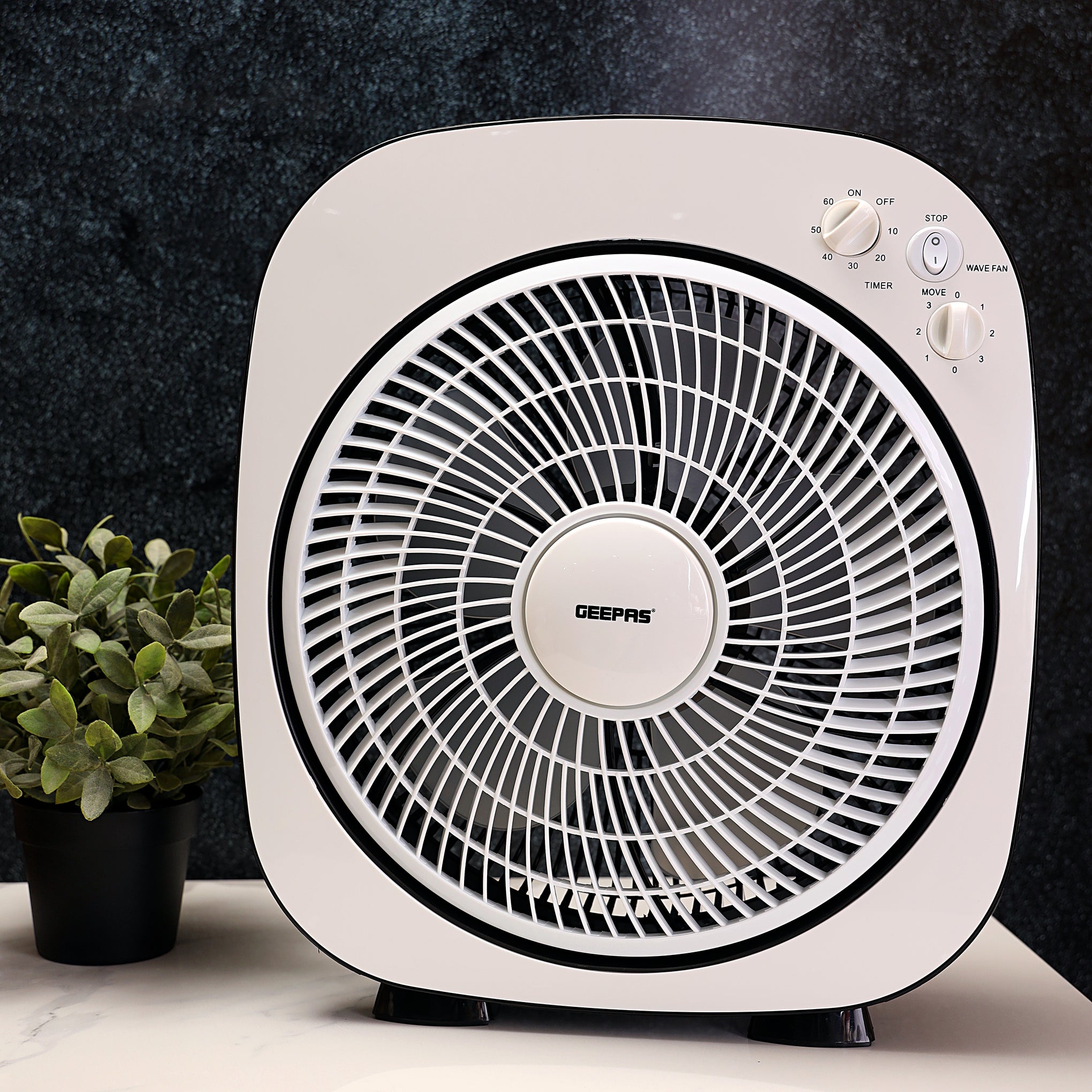 12-Inch Box Fan GF926 Grey