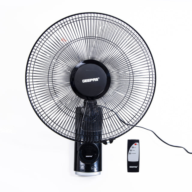 Geepas 16 Inch Wall Fan, Black, Gf9479N