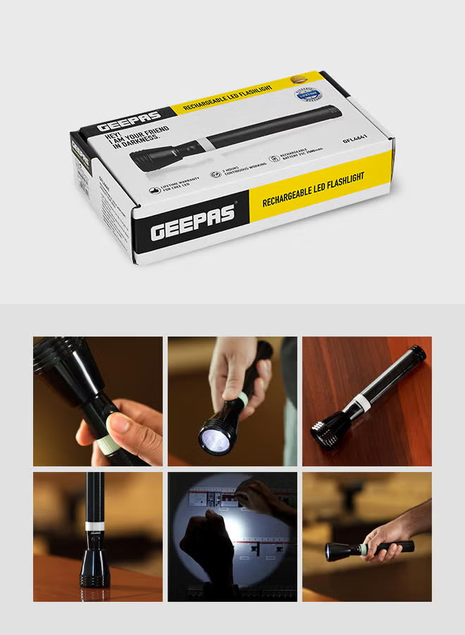 Portable LED Flashlight Black