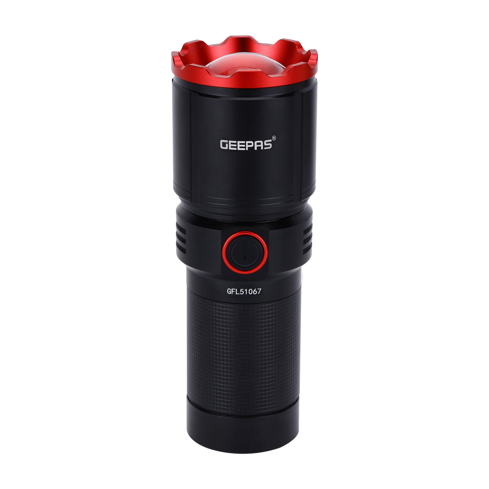 Waterproof Zoomable LED Flashlight with Power Bank