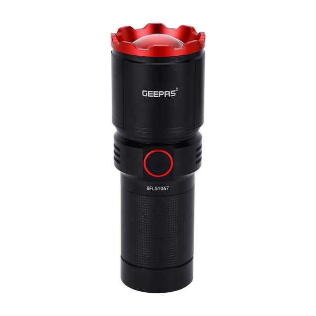 Waterproof Zoomable LED Flashlight with Power Bank