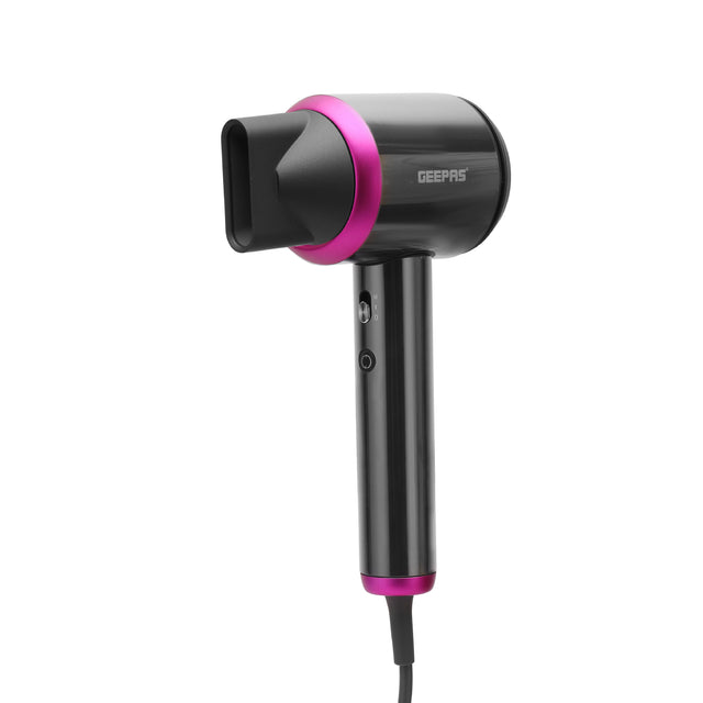 1800 W Hair Dryer High Speed and Turbo Function, GH86065, Black/Purple