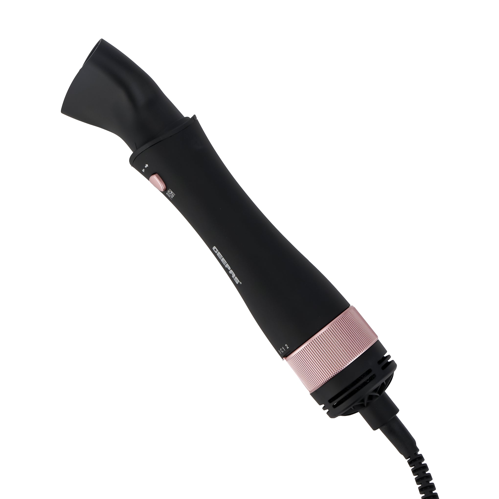 8 in 1 Hair Styler with 360 Degree Swivel Cord with Detachable key,7 Interchangeable Heads, Black and Gold