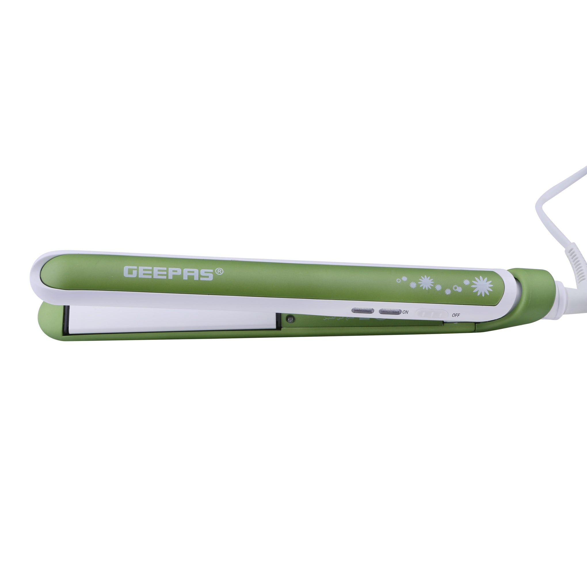 Ceramic Hair Straightener Green