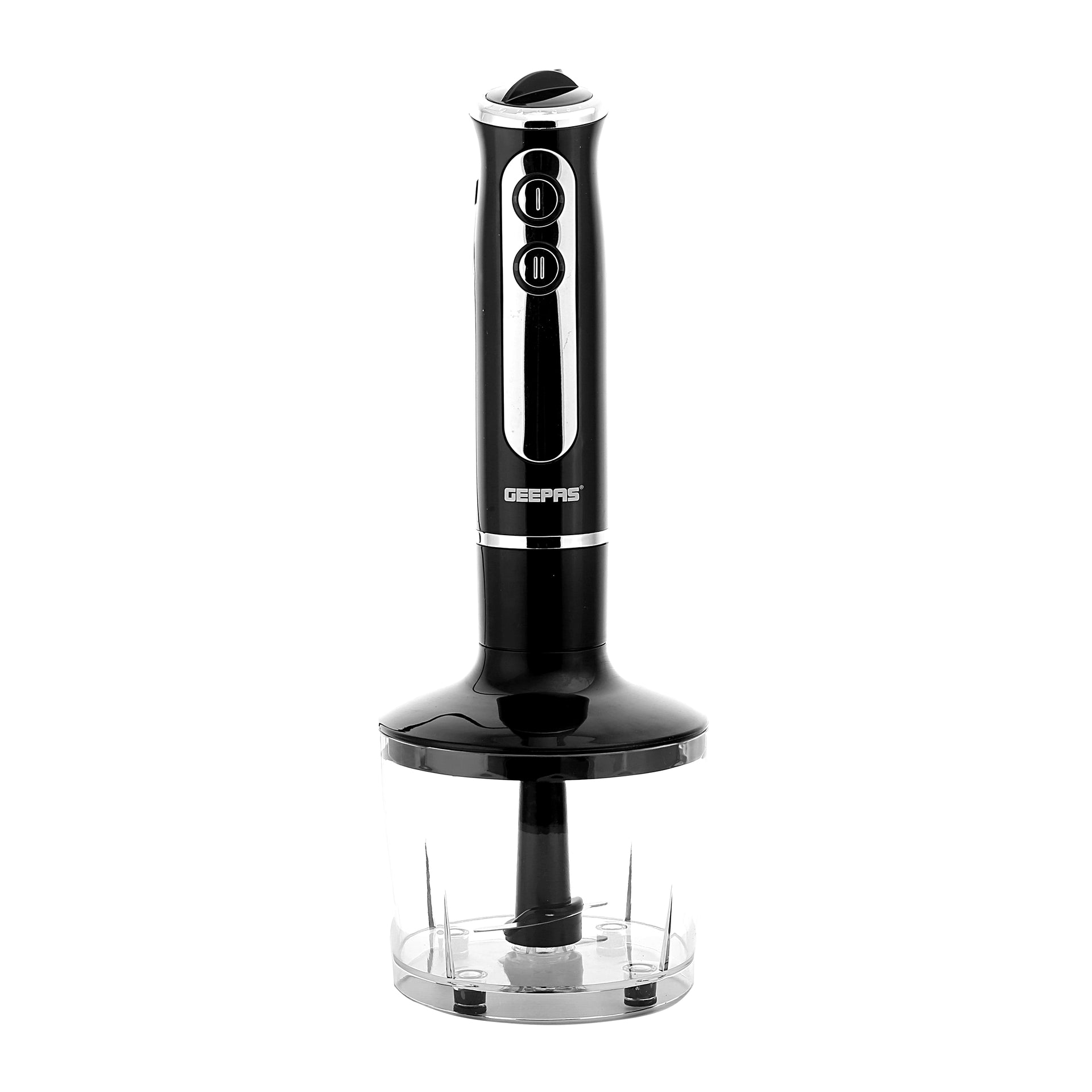 5-In-1 Handheld Blender Set 600 W GHB6137 Black/Clear