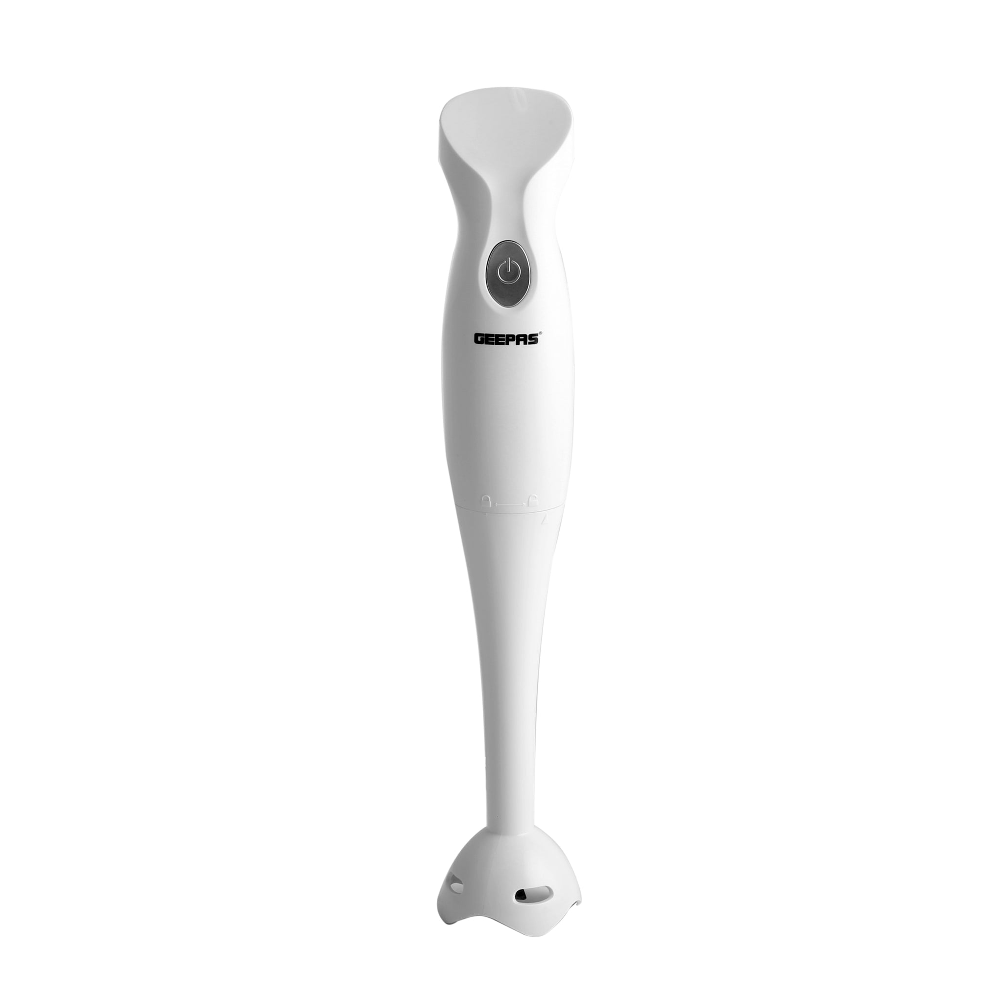 Multi Functional 4 In 1 Hand Blender With 860 ML Chopper Bowl, 2 Speed Options, Stainless Steel Blade GHB6144N White