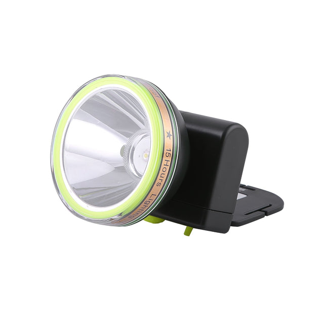 Rechargeable Water Proof LED Head Lamp - 15 Hours Working Time with 4000 mah Battery | Adjustable Headband
