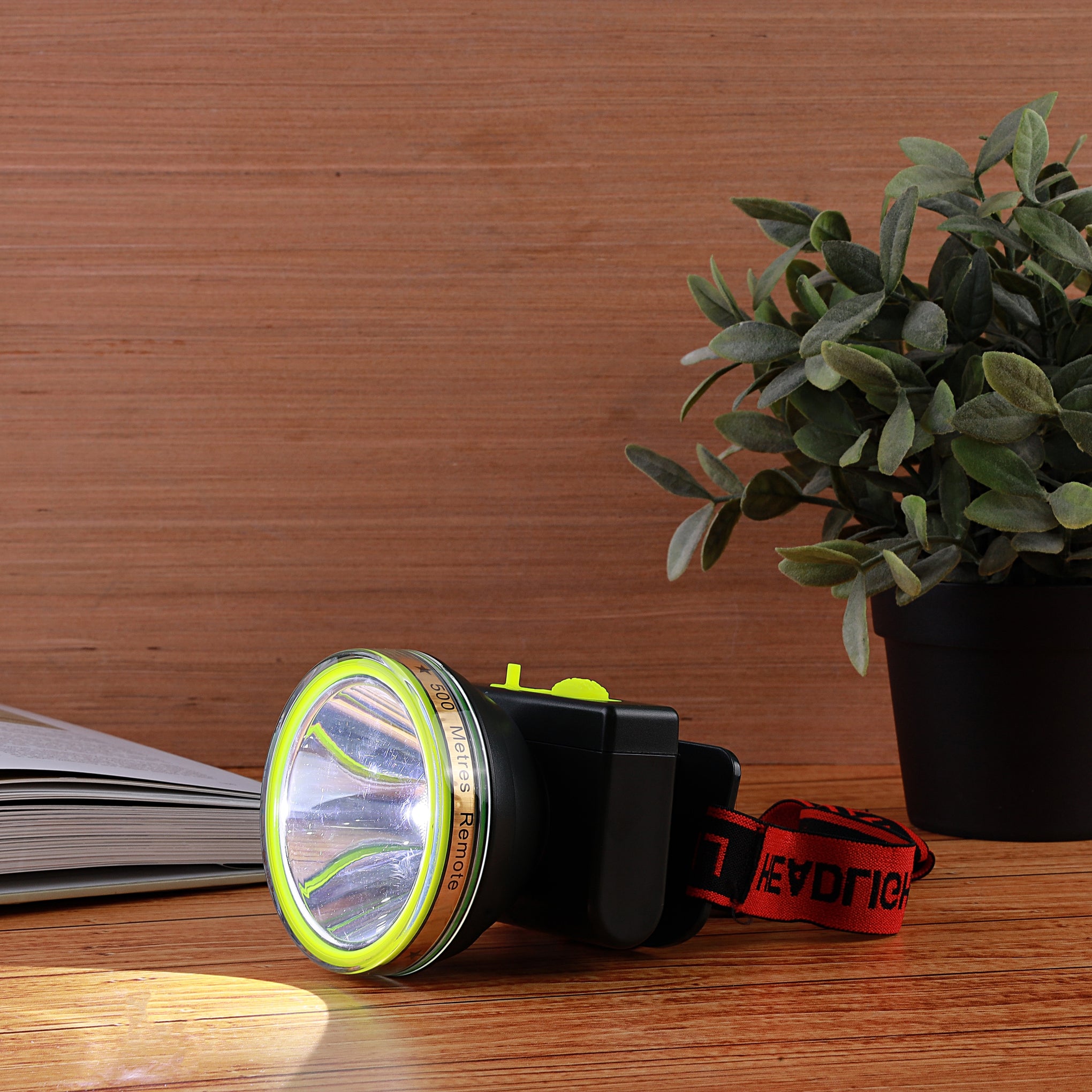 Rechargeable Water Proof LED Head Lamp - 15 Hours Working Time with 4000 mah Battery | Adjustable Headband