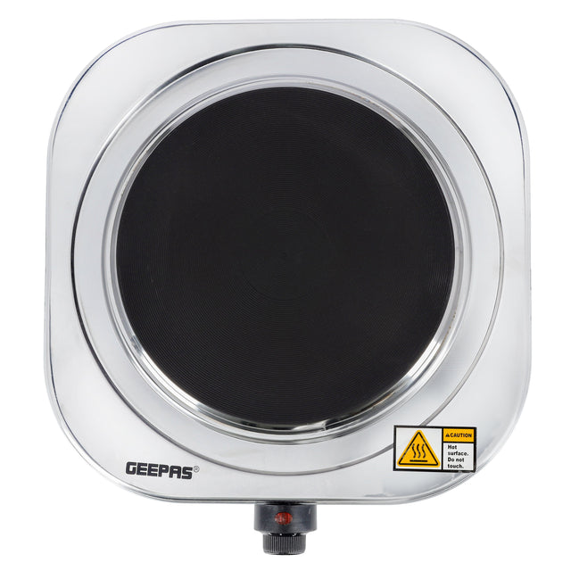 Stainless Steel Single Hot Plate With Indicator Light And Adjustable Temperature Control 1500.0 W GHP32023 Silver/Black
