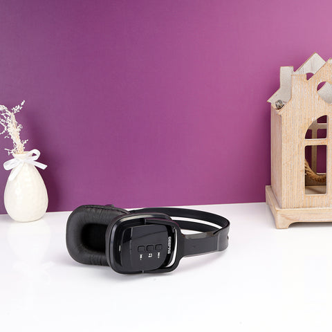 Over-Ear Bluetooth Headphones With Mic Black