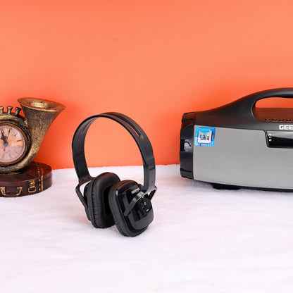 Over-Ear Bluetooth Headphones With Mic Black