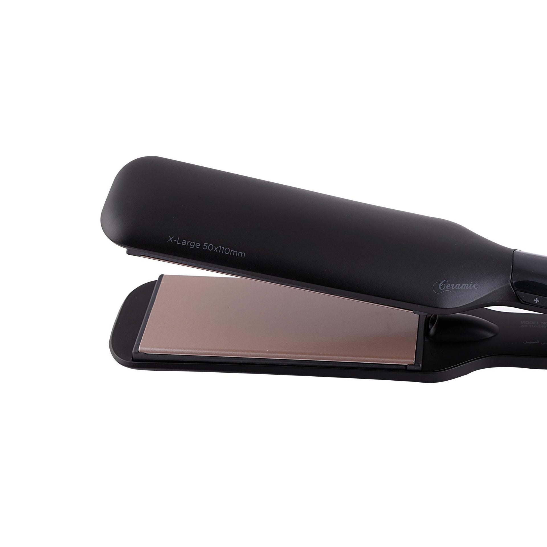 Geepas GHS86005 Ceramic Straight 230 Degree Hair Straighteners | Easy Pro Wide Ceramic Floating Plates with Max Temperature 230C | Digital LCD Display & 1 Hour Auto-Off Function | 2-Year Warranty