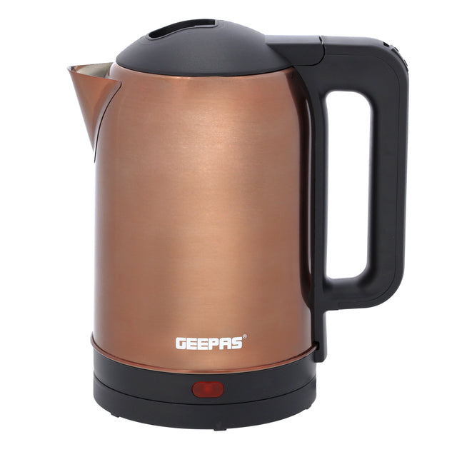 Quick Boil Stainless Steel Water Kettle | Auto Shut-Off | Boil-Dry Protection | Tea-Coffee Maker 1.8 L 1500 W GK38053 Brown