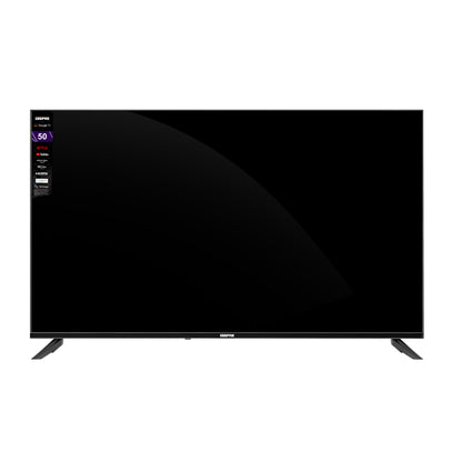 تلفزيون ذكي 55 بوصة بدقة 4K فائقة الوضوح مع نظام Google TV: كروم كاست مدمج، تقنية Dolby Audio، جهاز تحكم صوتي، وميزة مشاركة الشاشة عبر Wi-Fi | منافذ HDMI/USB فائقة الجودة