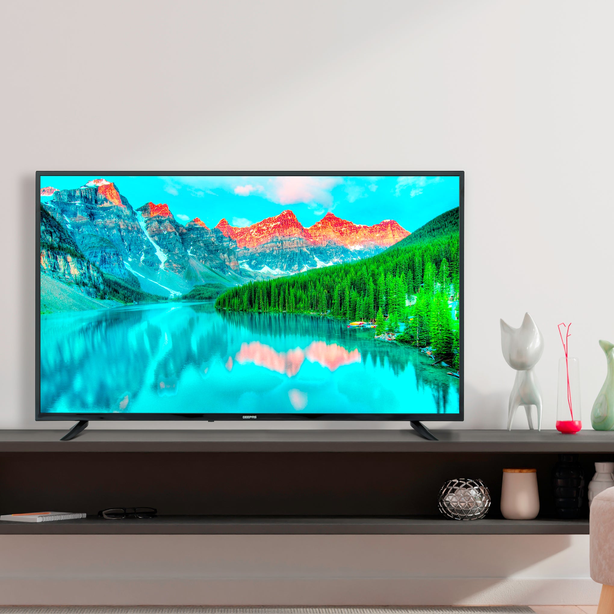 50-Inch Ultra 4K HD Smart Slim LED TV With Remote Control,HDMI and USB Ports, Android 11.0,WI-FI and Eco-Efficiency,GLED5023SXUHD Black