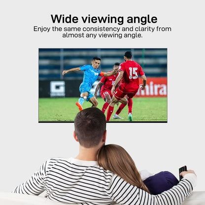 تلفزيون ذكي 65 بوصة Ultra HD LED يعمل بنظام Google TV، مزود بتقنية Dolby Audio، وChromecast، وتطبيقات مرخصة، ومنافذ متعددة