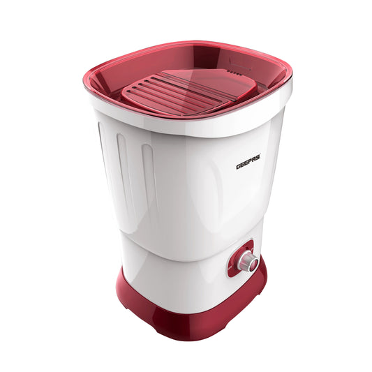Geepas GLM18013 Portable Laban Maker | Powerful Copper Motor,Transparent Cover, Removeable Drain Pipe, Compact & Lightweight, Quick & Easy GLM18013 White/Blue