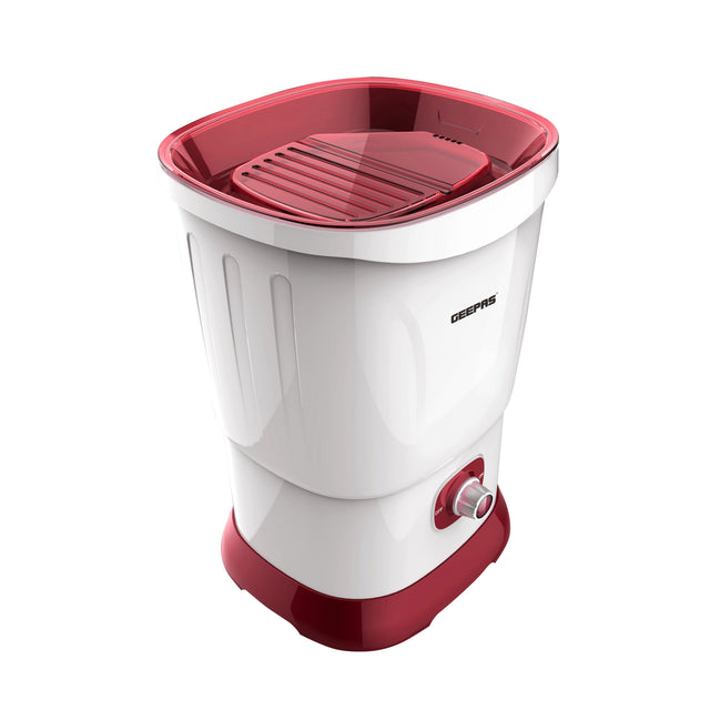 Geepas GLM18013 Portable Laban Maker | Powerful Copper Motor,Transparent Cover, Removeable Drain Pipe, Compact & Lightweight, Quick & Easy GLM18013 White/Blue