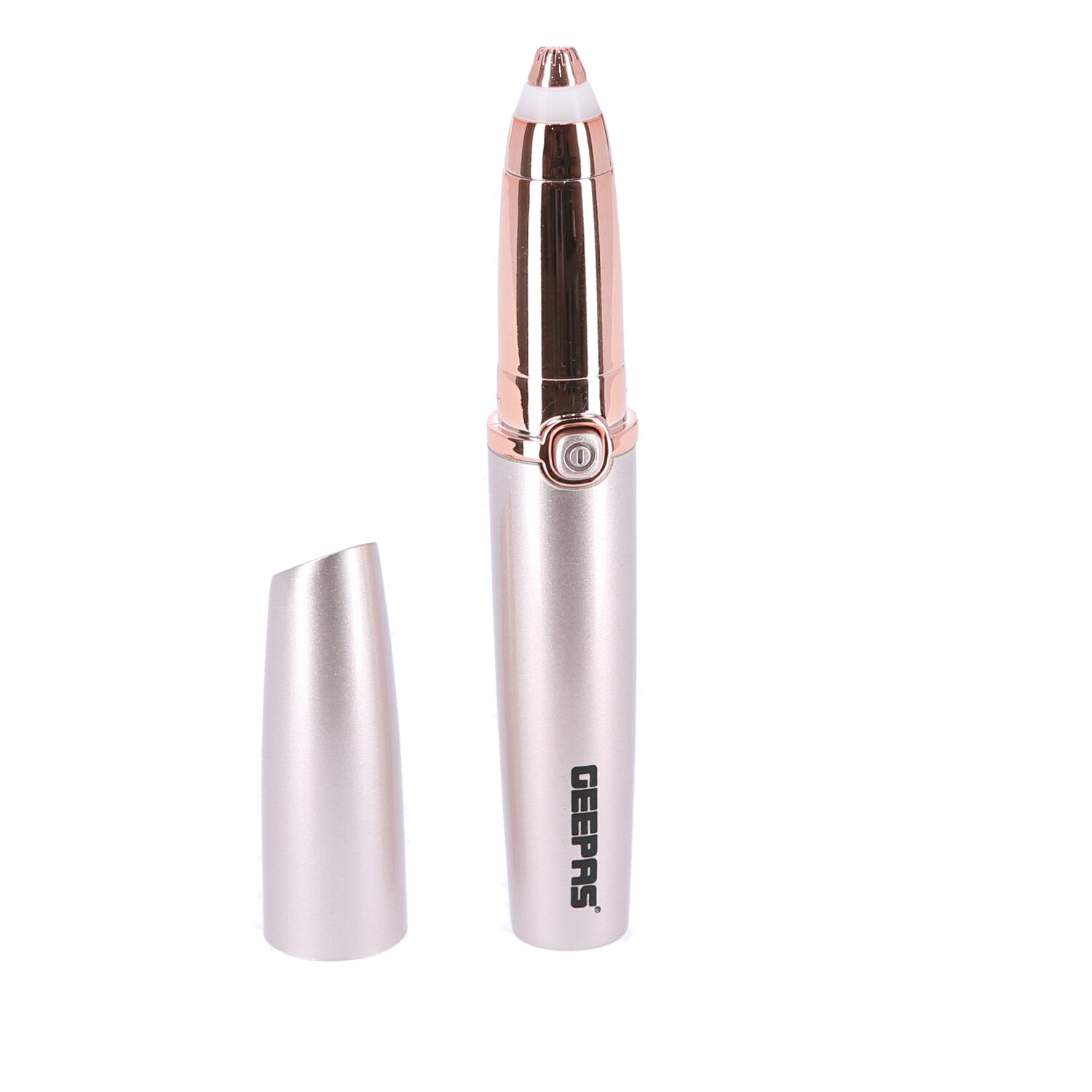 Eyebrow Trimmer- GLS86040, Ergonomic Design With Precision Tip And Comfortable Grip, Equipped Built-In Light Indicator Rose Gold 9.2cm
