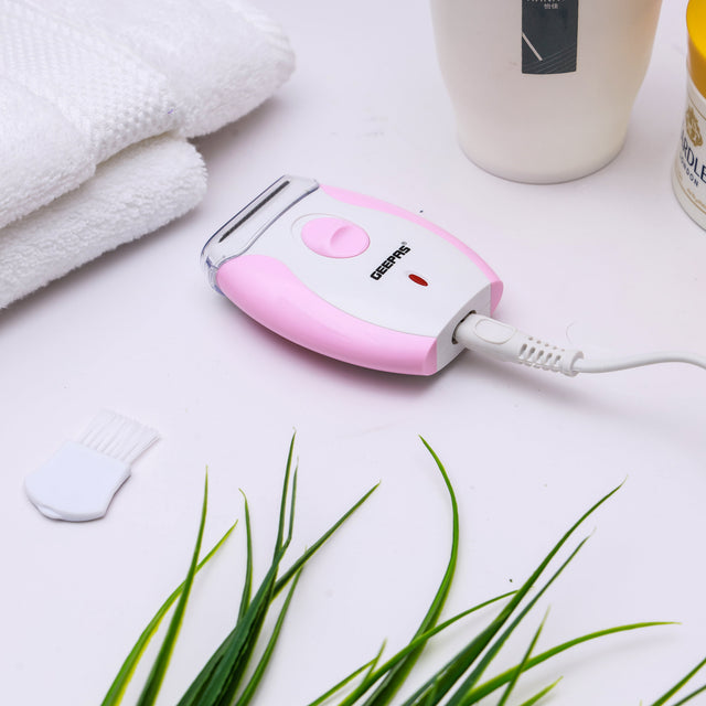 Rechargeable Electric Mini Lady Shaver White and Pink