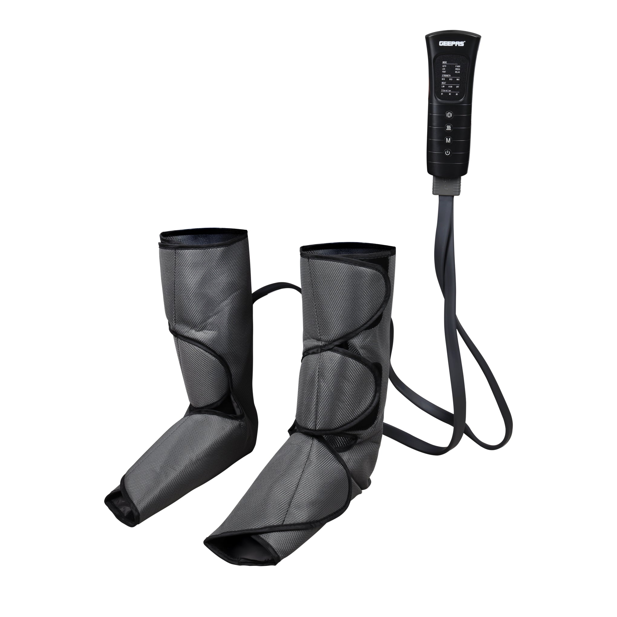Foot and Calf Massager with 6 Modes, Heat & Vibration, All-Around Massage for Athletes, Seniors, Relaxation, Deep Tissue & Acupressure