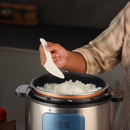 D digital Multi Cooker with MD Touch Control Panel, 12 Cooking Programs, Cook and Warm Modes, Faster Cooking and Energy Efficient, Perfect for Preparing Meat, Rice, Vegetable 6 L 1000 W GMC35053 Silver/Black