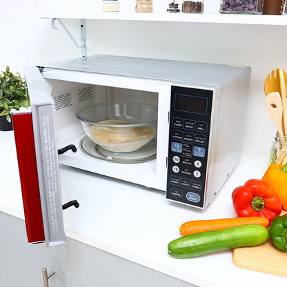 Digital Microwave Oven - Microwave Oven with Multiple Cooking Menus |Reheating & Defrost Function |Child Lock |Digital Controls 27 L 1400 W GMO1876 Silver
