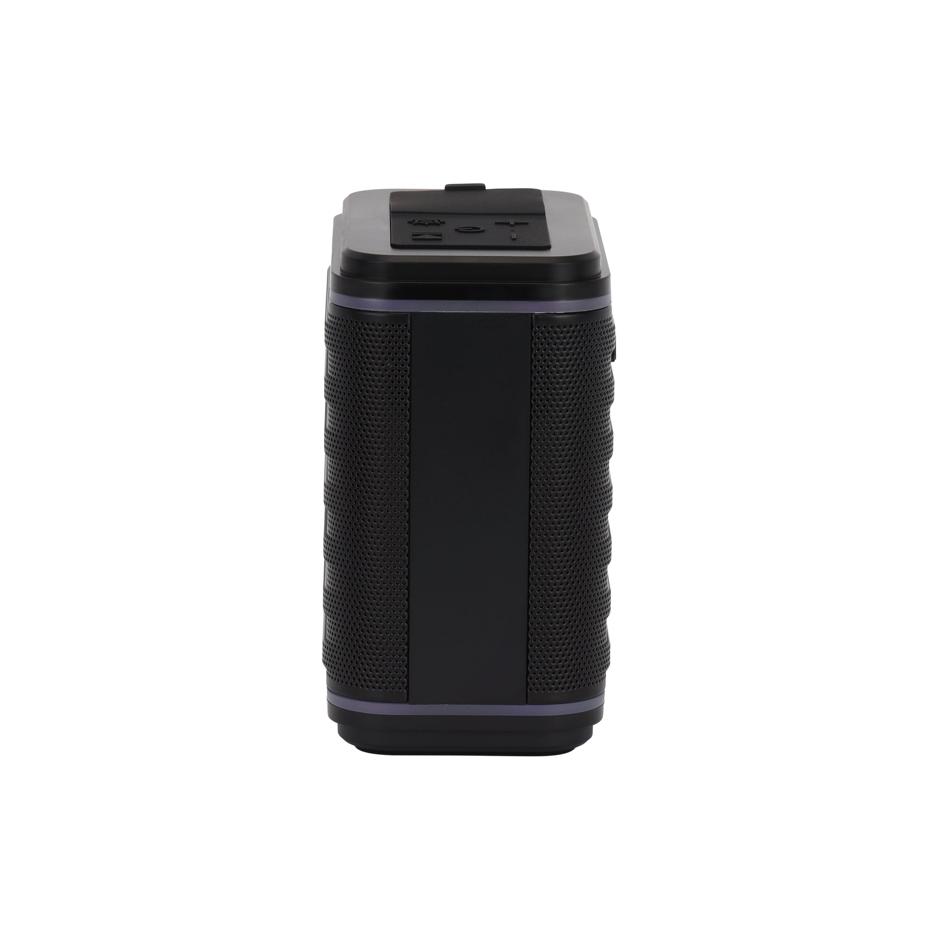 Geepas Bluetooth Speaker- GMS11200/ 4-6 Hours Playtime, TF, USB, AUX, TWS/ Rechargeable Battery, Enhanced Quality, Stereo Surround Sound/ Dual RGB LED Strips, Perfect for Parties, Picnics, Entertainment, etc./ Black, 2 Years Warranty