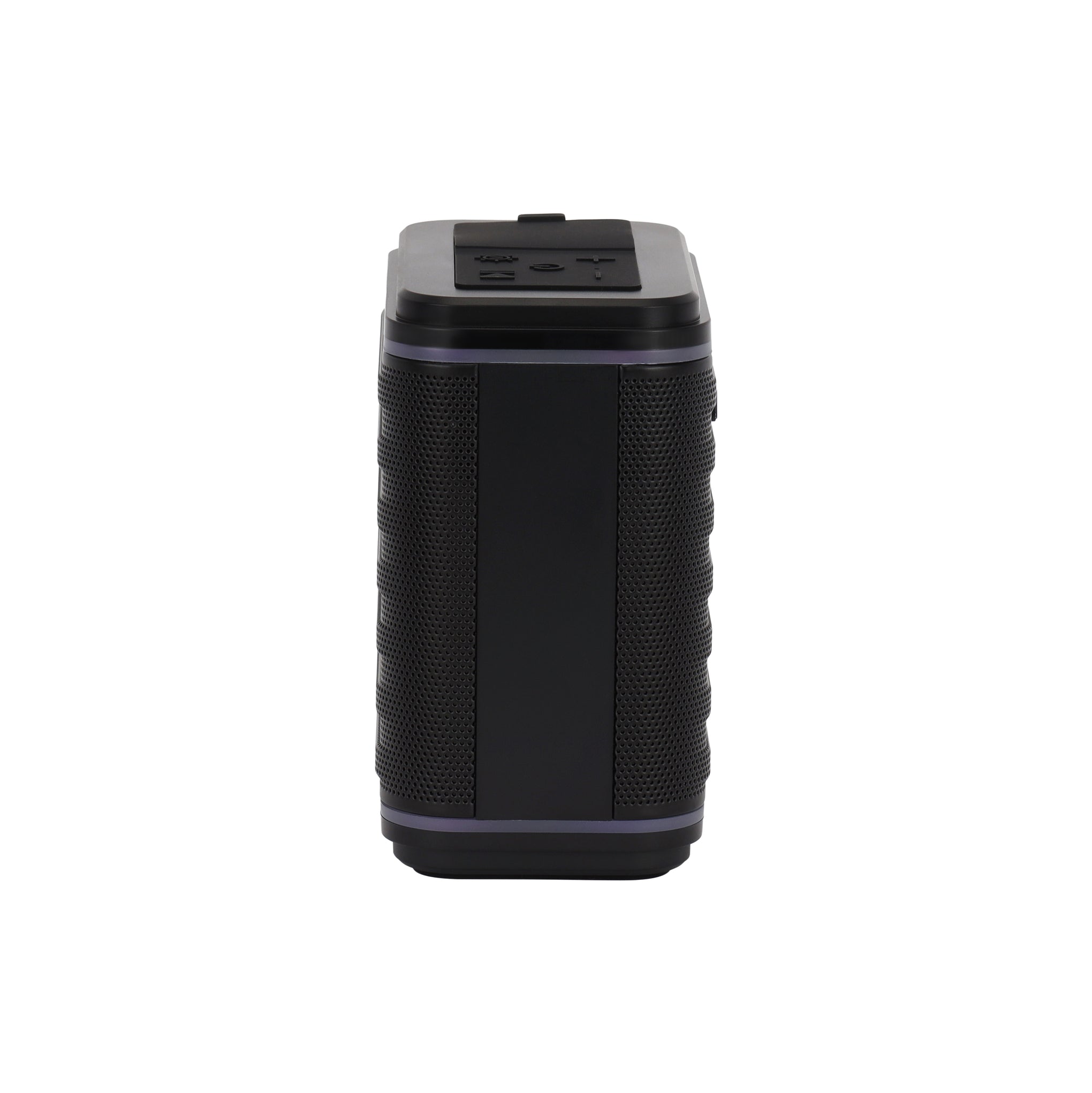 Geepas Bluetooth Speaker- GMS11200/ 4-6 Hours Playtime, TF, USB, AUX, TWS/ Rechargeable Battery, Enhanced Quality, Stereo Surround Sound/ Dual RGB LED Strips, Perfect for Parties, Picnics, Entertainment, etc./ Black, 2 Years Warranty