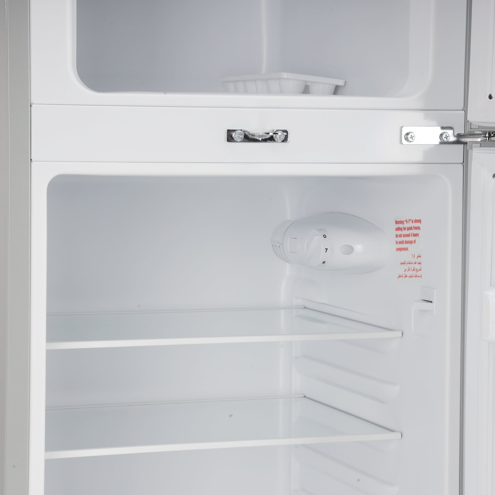 Double Door Direct Cool Refrigerator (132L | 4.7Cu.Ft) GRF1857WPN Crystal Silver