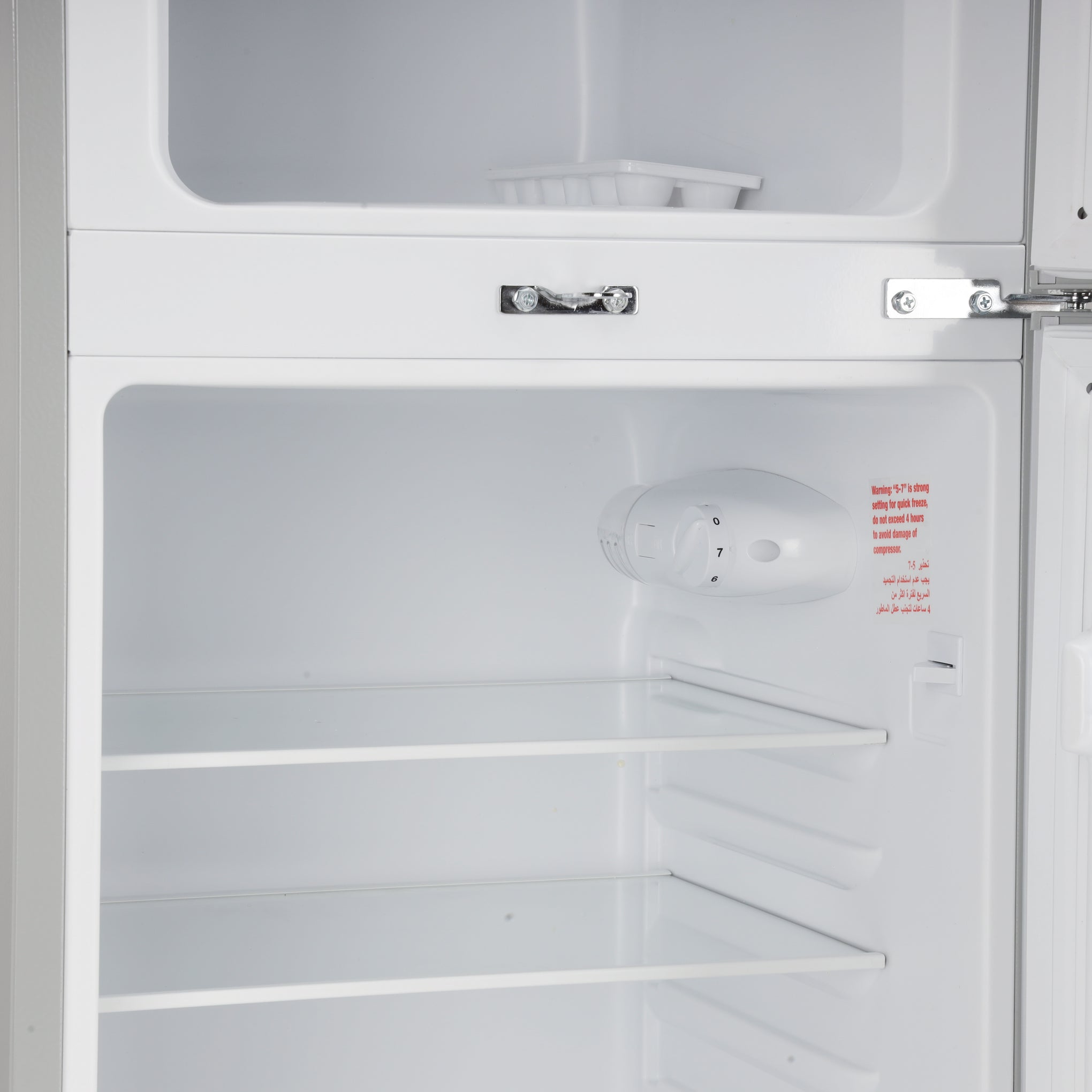Double Door Direct Cool Refrigerator (132L | 4.7Cu.Ft) GRF1857WPN Crystal Silver