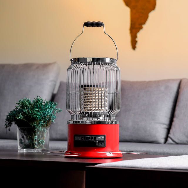 Electric Ceramic Heater with 2 Level Heating 2000.0 W GRH28506 Red