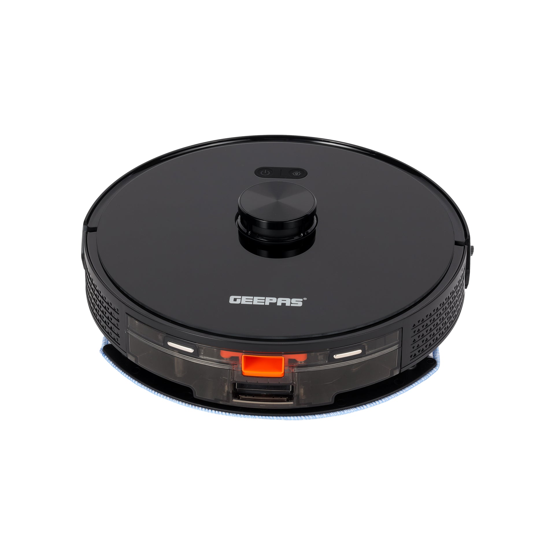 2 In 1 Wet & Dry Robot Vacuum Cleaner | LDS Navigation, TUYA App Control | 4 Cleaning Modes 2600 mAh Battery & Auto Recharge | 4 Anti Drop Sensors, Remote Control, Brushless Motor | GRVC19058 19 W GRVC19058 black