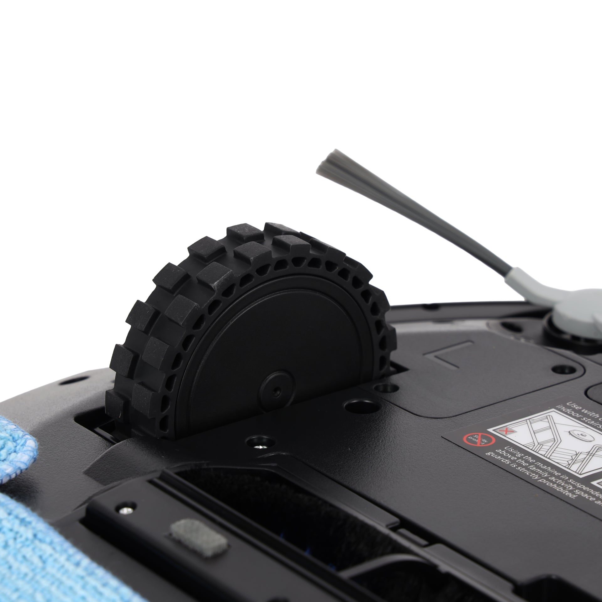 2 In 1 Wet & Dry Robot Vacuum Cleaner | LDS Navigation, TUYA App Control | 4 Cleaning Modes 2600 mAh Battery & Auto Recharge | 4 Anti Drop Sensors, Remote Control, Brushless Motor | GRVC19058 19 W GRVC19058 black